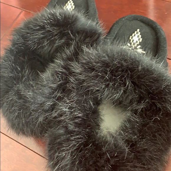 Black suede Moccasins - Picture 3 of 4